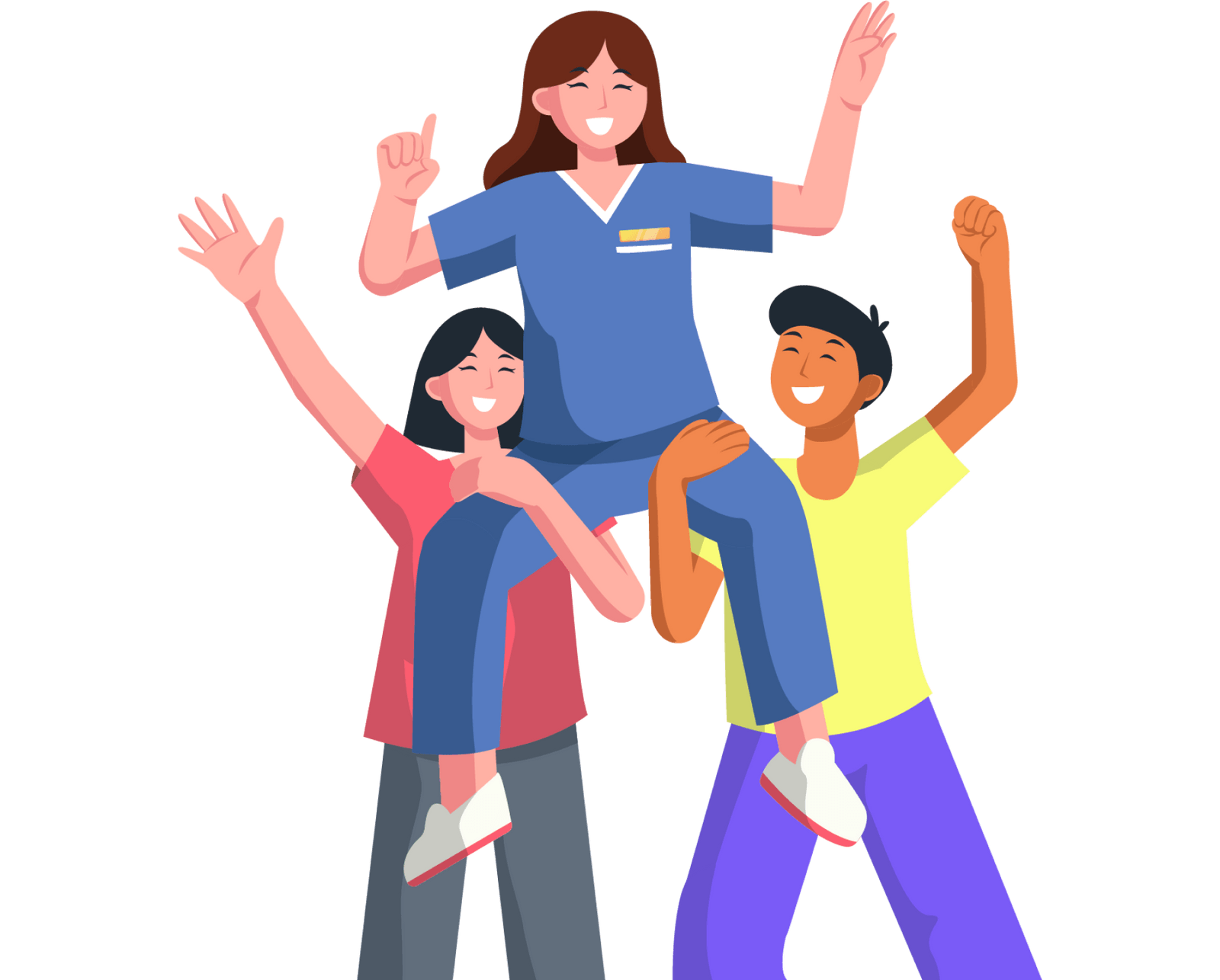 Smart Care Team Illustration